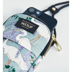 Wouf - Torebka na telefon i karty Phone Bag, Heron