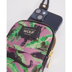 Wouf - Torebka na telefon i karty Phone Bag, Rose Yucata