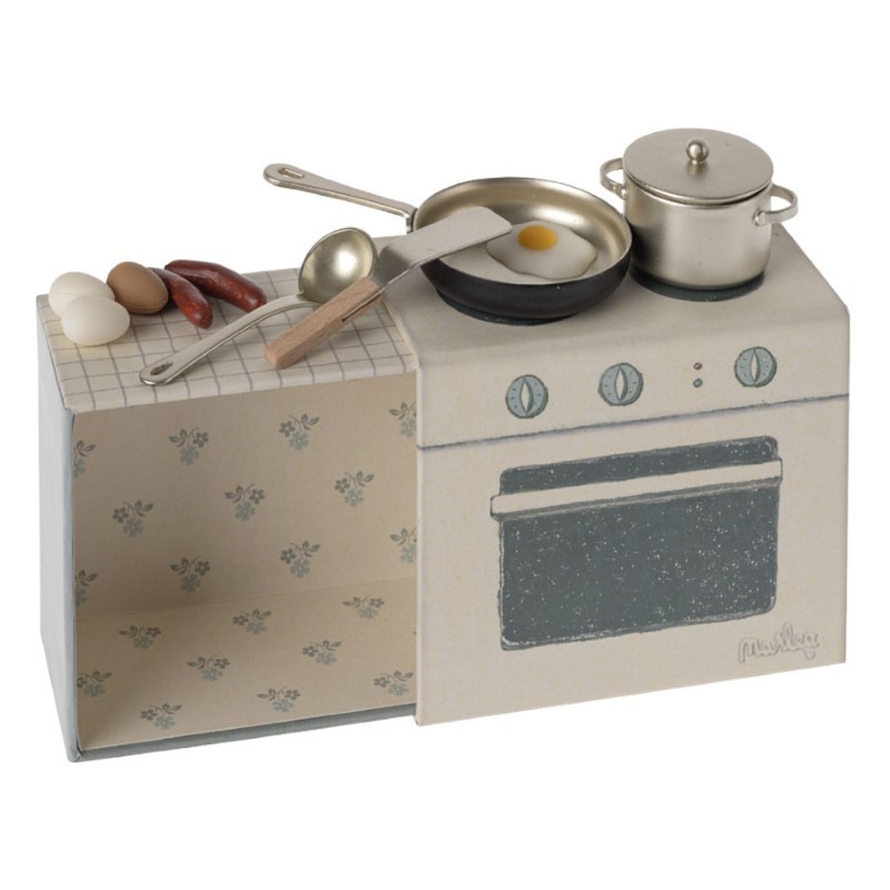 Maileg - Akcesoria dla lalek, zestaw kuchenny Cooking Set