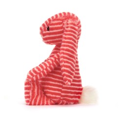 Jellycat - Przytulanka Bashful Królik Evey 31cm - czerwono-kremowy