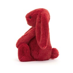 Jellycat - Przytulanka Bashful Królik 18cm - żurawinowy