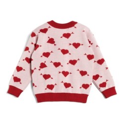 Kid Story - Sweter z wełny merino, sweet heart