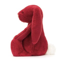 Jellycat - Przytulanka Bashful Luxe Królik 51cm - żurawinowy