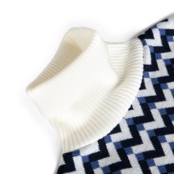 Kid Story - Komin z wełny merino, chevron