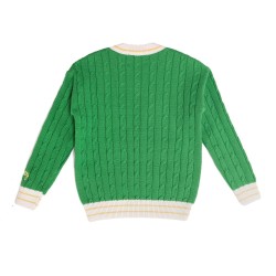 Kid Story - Sweter z bawełny organicznej, green pelican