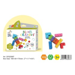 Avenir - Kredki klocki Haku Yoka Block Crayons, rakieta