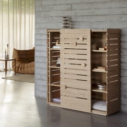 Quax - Drewniana komoda Storage Chest, natural ash