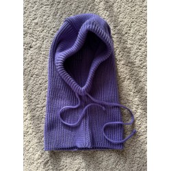 ACHOT - Damska kominiarka z wełny merino, purple dream